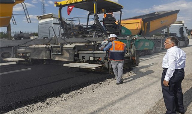 Büyükşehirden günde 500 ton asfalt