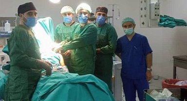 Bingöl Devlet'te narkozsuz klavikula ameliyatı