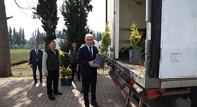 100 bin fidan kardeş ülke için yola çıktı