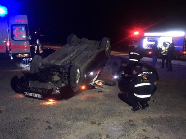 Adana'da otomobil takla attı: 1 ölü