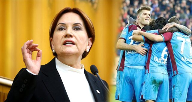 Akşener, futbolda siyaset tartışmaları hakkında: Trabzonlular benim demek istediğimi çok iyi anladı