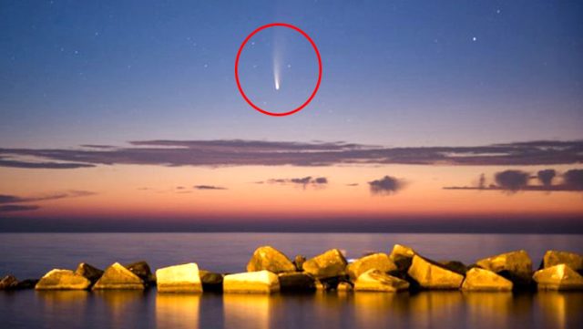 İnsanın hayatta bir kere rastlayabileceği kuyruklu yıldız şovu kuzey yarım kürede gökyüzünü süsleyecek