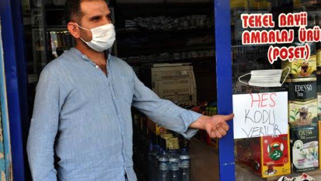 Kamu kurumlarına girişte getirilen HES kodu zorunluluğu esnaf için yeni bir ekmek kapısı oldu