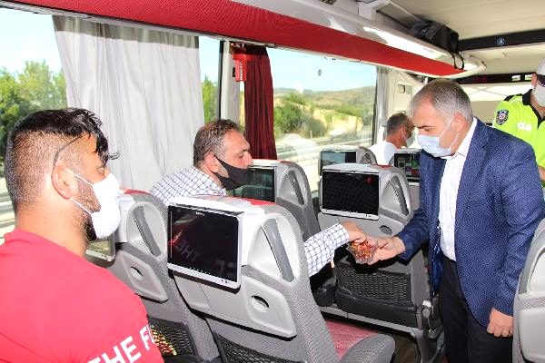 Kaymakam, kendisine ait 'drone' ile trafik denetimine katıldı