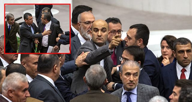 Meclis'te gerginlik! Sezgin Tanrıkulu'nun "Git" sözünü yanlış anlayan MHP'liler kürsüye yürüdü