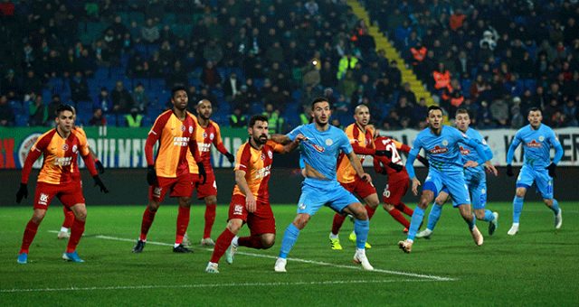 Son Dakika: Galatasaray, Çaykur Rizespor ile 1-1 berabere kaldı