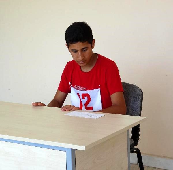 Spor lisesi sınavında kıyasıya yarıştılar