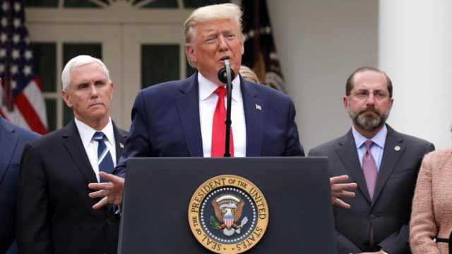 Trump "rekor sürede" diyerek koronavirüs aşısının yakın zamanda duyurulacağını açıkladı