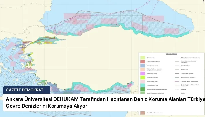 Ankara Üniversitesi DEHUKAM Tarafından Hazırlanan Deniz Koruma Alanları Türkiye’nin Çevre Denizlerini Korumaya Alıyor