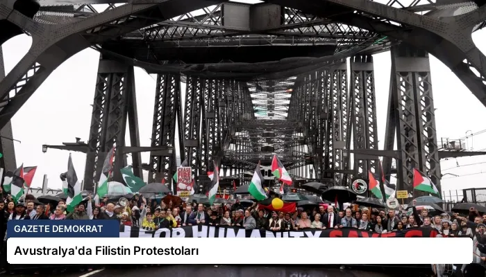 Avustralya’da Filistin Protestoları