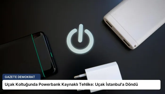 Uçak Koltuğunda Powerbank Kaynaklı Tehlike: Uçak İstanbul’a Döndü