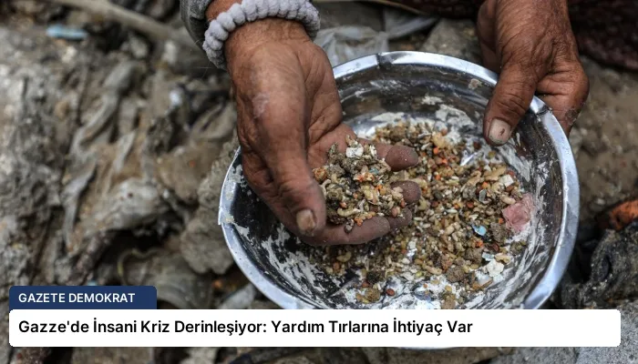Gazze’de İnsani Kriz Derinleşiyor: Yardım Tırlarına İhtiyaç Var