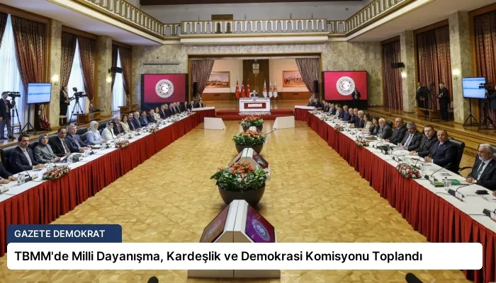 TBMM’de Milli Dayanışma, Kardeşlik ve Demokrasi Komisyonu Toplandı