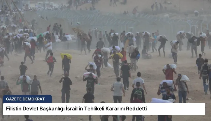Filistin Devlet Başkanlığı İsrail’in Tehlikeli Kararını Reddetti