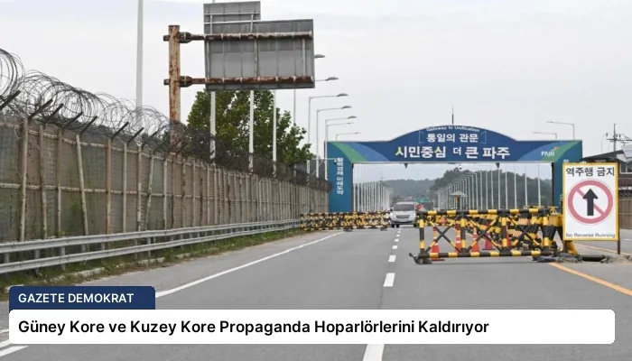 Güney Kore ve Kuzey Kore Propaganda Hoparlörlerini Kaldırıyor