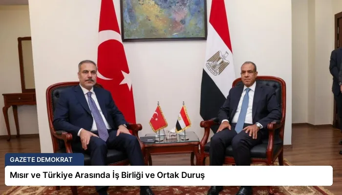 Mısır ve Türkiye Arasında İş Birliği ve Ortak Duruş