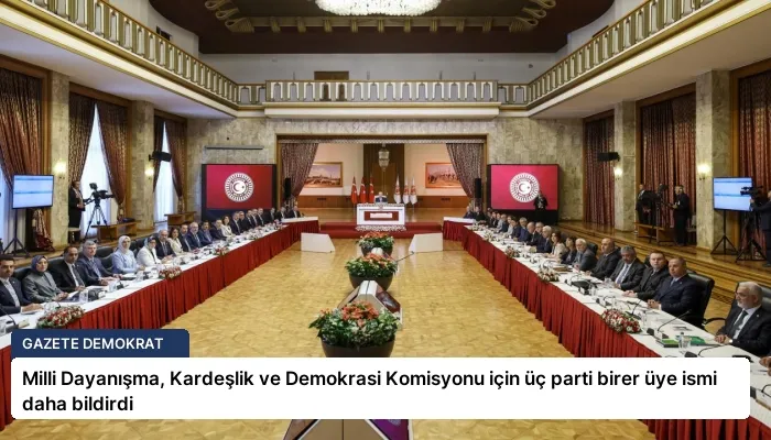Milli Dayanışma, Kardeşlik ve Demokrasi Komisyonu için üç parti birer üye ismi daha bildirdi
