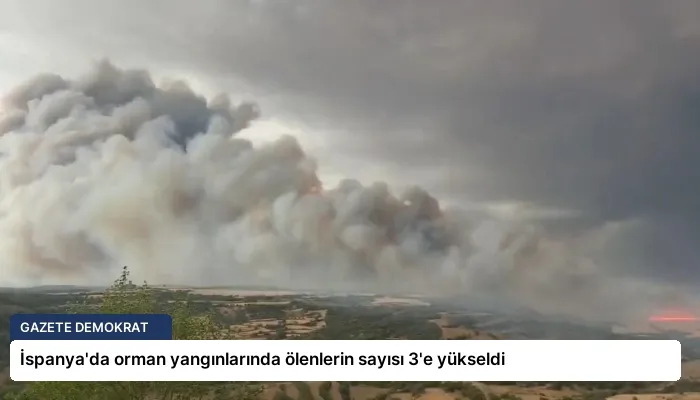 İspanya’da orman yangınlarında ölenlerin sayısı 3’e yükseldi