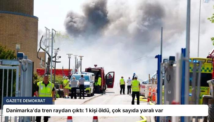 Danimarka’da tren raydan çıktı: 1 kişi öldü, çok sayıda yaralı var