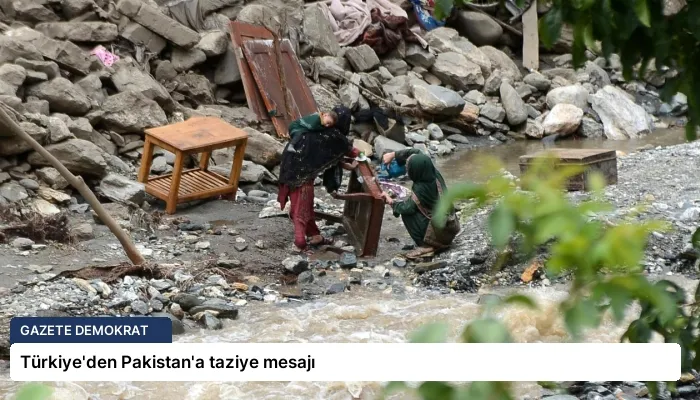 Türkiye’den Pakistan’a taziye mesajı