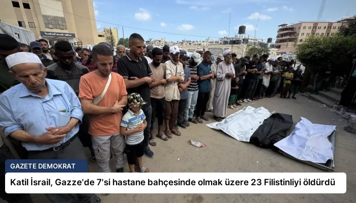 Katil İsrail, Gazze’de 7’si hastane bahçesinde olmak üzere 23 Filistinliyi öldürdü