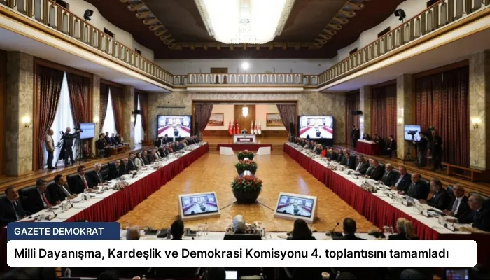 Milli Dayanışma, Kardeşlik ve Demokrasi Komisyonu 4. toplantısını tamamladı
