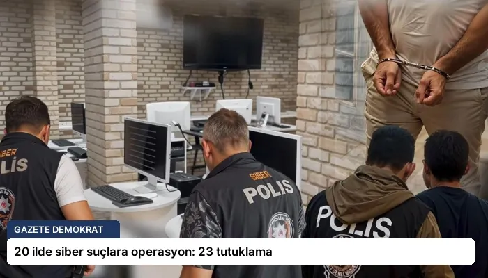 20 ilde siber suçlara operasyon: 23 tutuklama