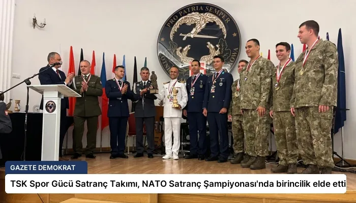 TSK Spor Gücü Satranç Takımı, NATO Satranç Şampiyonası’nda birincilik elde etti