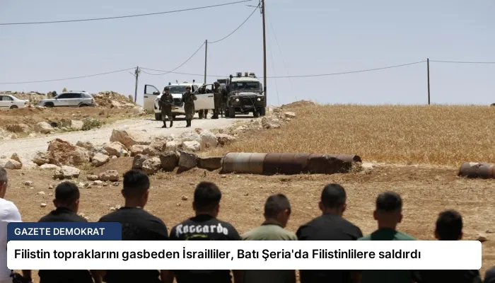 Filistin topraklarını gasbeden İsrailliler, Batı Şeria’da Filistinlilere saldırdı