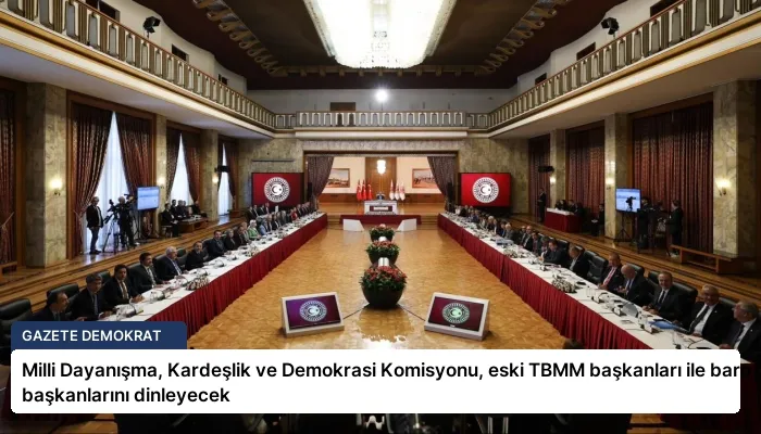 Milli Dayanışma, Kardeşlik ve Demokrasi Komisyonu, eski TBMM başkanları ile baro başkanlarını dinleyecek