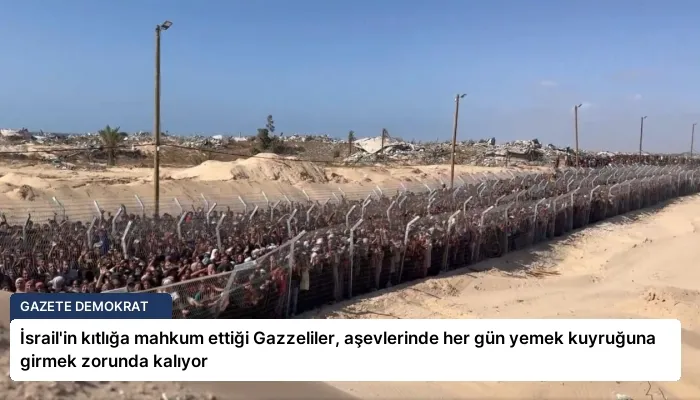 İsrail’in kıtlığa mahkum ettiği Gazzeliler, aşevlerinde her gün yemek kuyruğuna girmek zorunda kalıyor