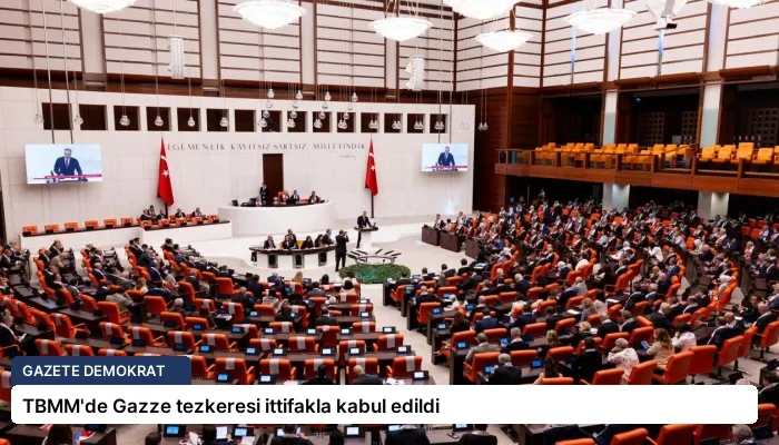 TBMM’de Gazze tezkeresi ittifakla kabul edildi