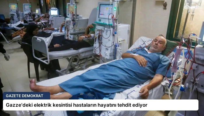 Gazze’deki elektrik kesintisi hastaların hayatını tehdit ediyor
