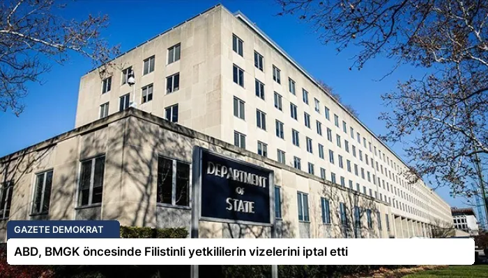 ABD, BMGK öncesinde Filistinli yetkililerin vizelerini iptal etti
