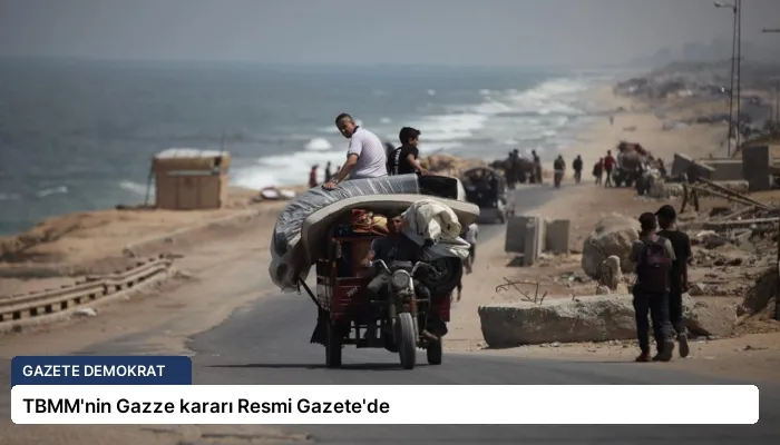TBMM’nin Gazze kararı Resmi Gazete’de
