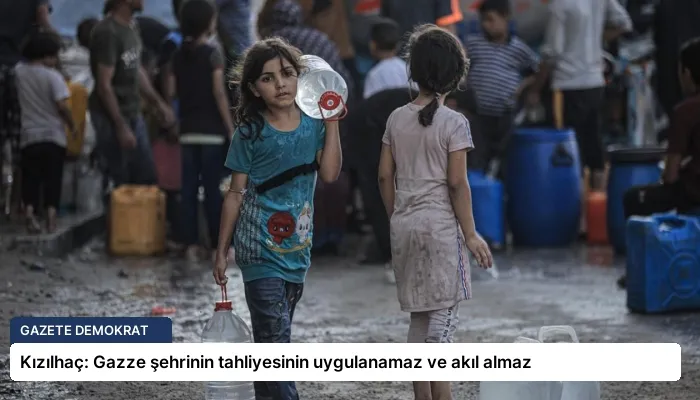 Kızılhaç: Gazze şehrinin tahliyesinin uygulanamaz ve akıl almaz