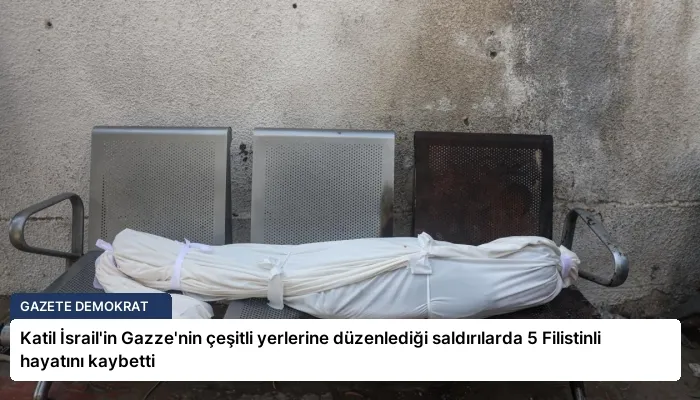 Katil İsrail’in Gazze’nin çeşitli yerlerine düzenlediği saldırılarda 5 Filistinli hayatını kaybetti