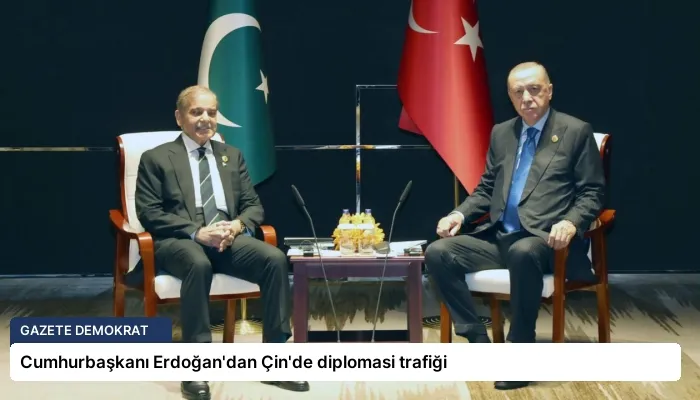 Cumhurbaşkanı Erdoğan’dan Çin’de diplomasi trafiği