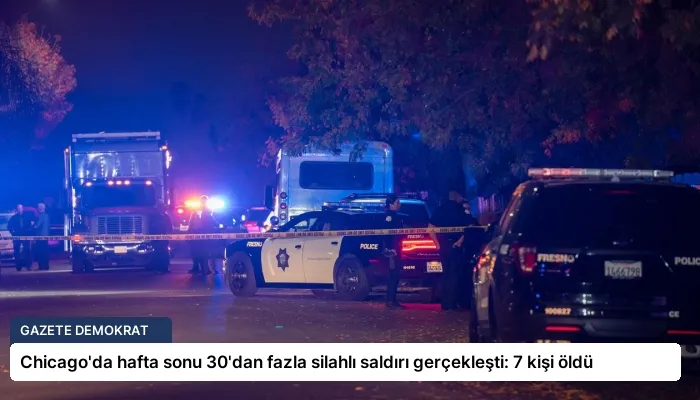 Chicago’da hafta sonu 30’dan fazla silahlı saldırı gerçekleşti: 7 kişi öldü