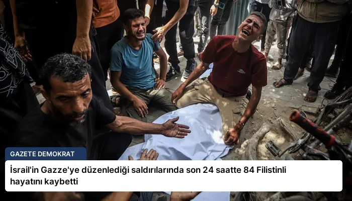 İsrail’in Gazze’ye düzenlediği saldırılarında son 24 saatte 84 Filistinli hayatını kaybetti