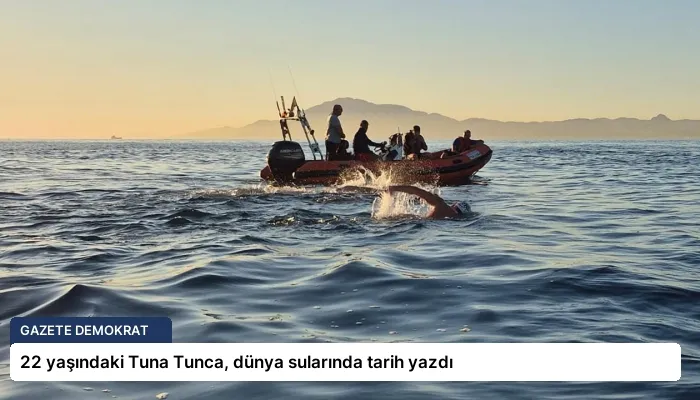 22 yaşındaki Tuna Tunca, dünya sularında tarih yazdı