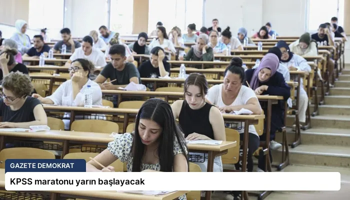 KPSS maratonu yarın başlayacak