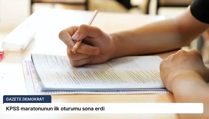 KPSS maratonunun ilk oturumu sona erdi