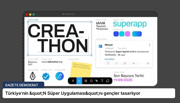 Türkiye’nin "N Süper Uygulaması"nı gençler tasarlıyor
