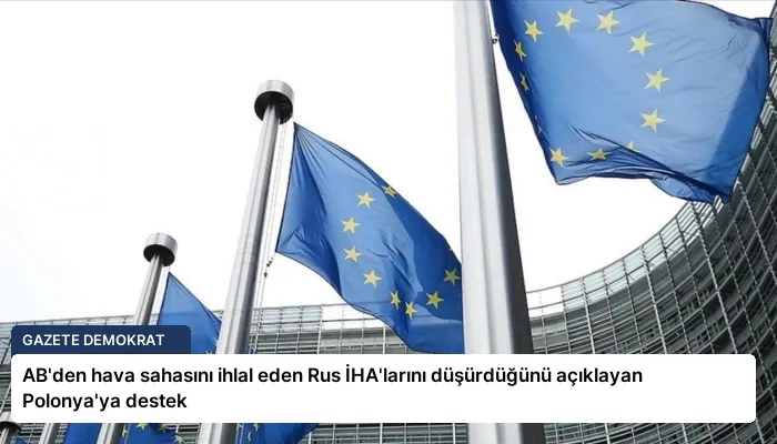 AB’den hava sahasını ihlal eden Rus İHA’larını düşürdüğünü açıklayan Polonya’ya destek