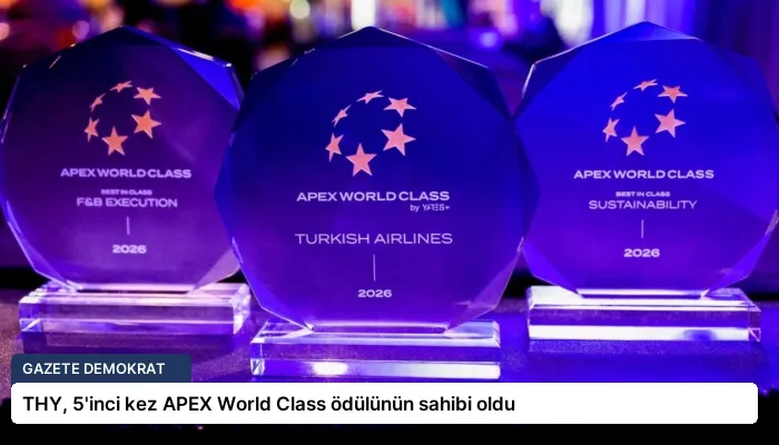 THY, 5’inci kez APEX World Class ödülünün sahibi oldu