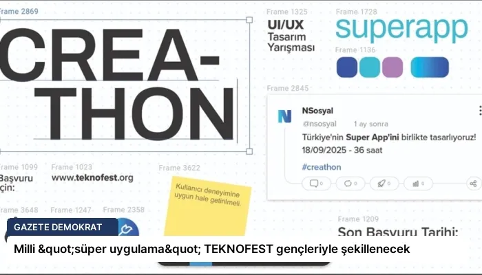 Milli "süper uygulama" TEKNOFEST gençleriyle şekillenecek