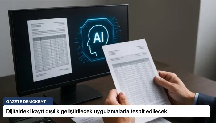 Dijitaldeki kayıt dışılık geliştirilecek uygulamalarla tespit edilecek