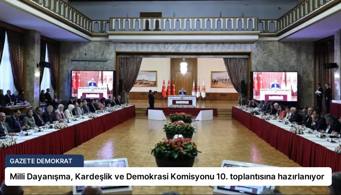 Milli Dayanışma, Kardeşlik ve Demokrasi Komisyonu 10. toplantısına hazırlanıyor