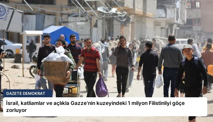 İsrail, katliamlar ve açlıkla Gazze’nin kuzeyindeki 1 milyon Filistinliyi göçe zorluyor